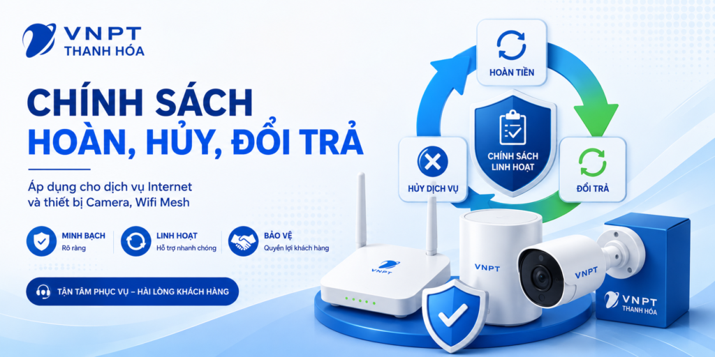 Chính sách hoàn, hủy, đổi trả