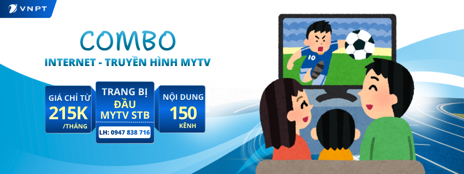 Combo internet truyền hình VNPT